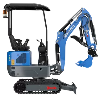 Minibagger Rippa R 10 ECO Kubota, Verstellfahrwerk, Joystick, Knickarm, 30cm Schaufel. Juni Aktion bis 30.06.25